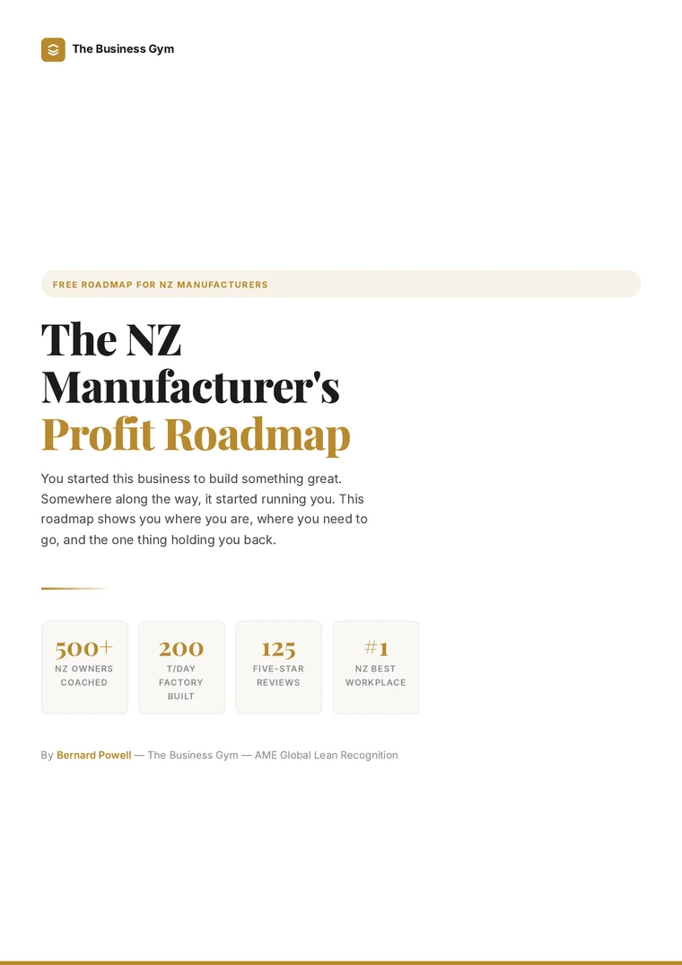 The Factory Profit Roadmap